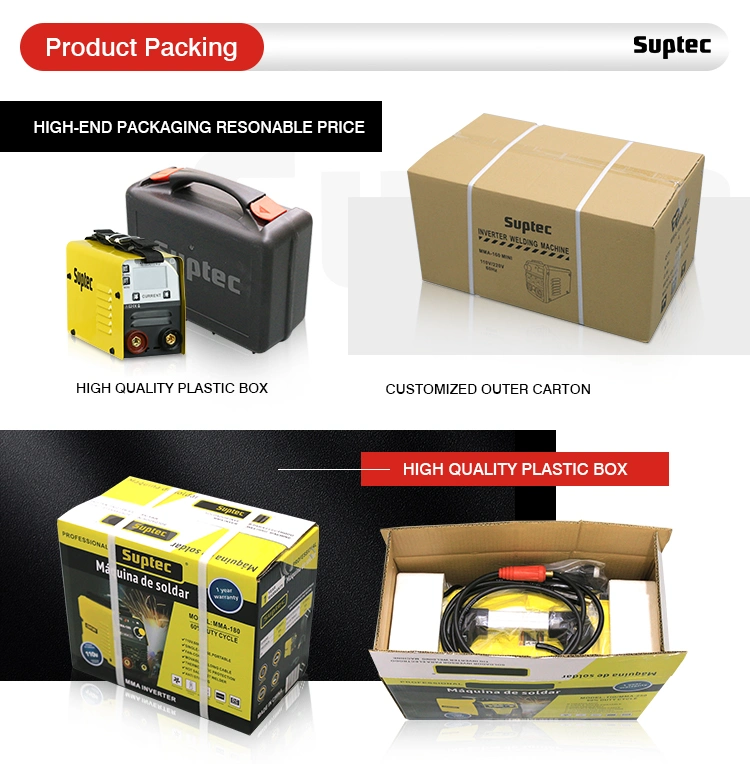 Suptec MMA-200 TIG Stable Performance and Easy Operation Mini 200 Arc Welder Max Smart Accessories Duty IGBT Arc Welding Machine